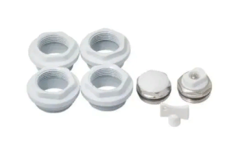 Комплект д/монтажа радиатора АКВАПРОМ АС 1/2-0 БЕЗ кронштейнов с/п