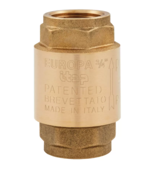 Клапан обратный ITAP EUROPA 100 пружинный муфтовый с металлическим седлом 3/4" с/п