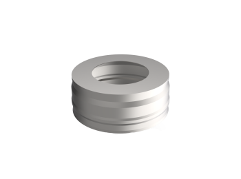 Заглушка с отверстием, ф 150х210, AISI 439/0,5мм, Н