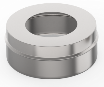 Заглушка с отверстием, ф 180х260, Оц/0,5мм, В