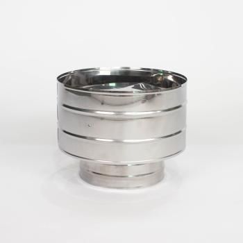 (GS) Оголовок-дефлектор 115х180, AISI 430/430, 0,5мм/0,5мм, (К), тип-2