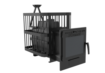 Печь банная Kennet Атлант 22П сетка ковка панорама М23