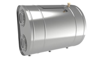 Бак для т/об "Тритон",  70л, AISI 439/0,8мм, Г/Прав, (штуцер 3/4")