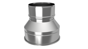 Оголовок-переход ф 300х400, AISI 439/439, 1,0мм/0,5мм, (К)