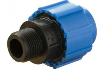 ПНД Фитинг-муфта с наруж. резьбой 32x1" с/п