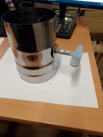 Шибер  ф 150, AISI 439/1,0мм 