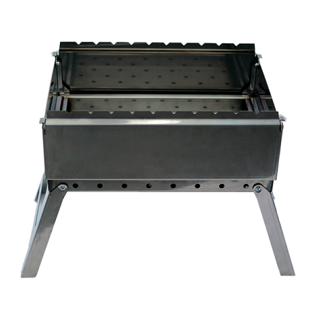 Мангал Сибирь - 10 Н складной из нержавеющей стали