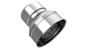 Оголовок-переход ф 300х400, AISI 439/439, 1,0мм/0,5мм, (К)