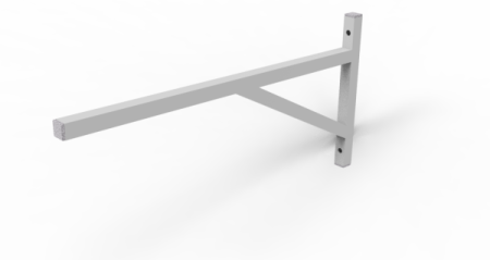 Опора стеновая  400x 700, Ст3 40x20x1,5мм, серая