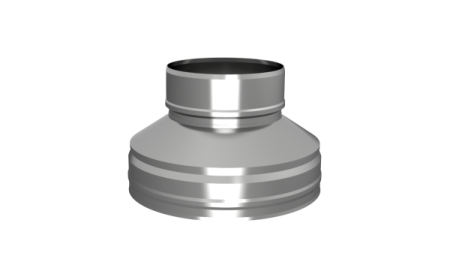 Переходник ф 200х160, AISI 439/1,0мм, h=180мм
