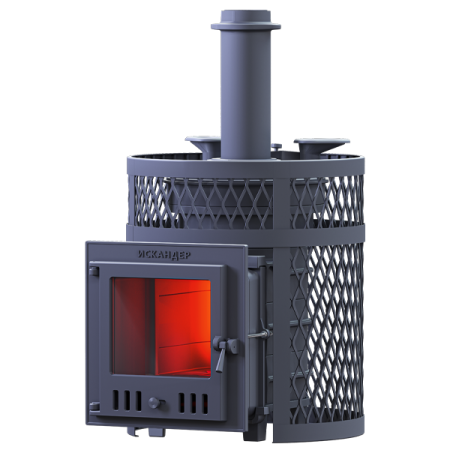Печь банная Гефест Искандер ЗК 18 (М) Ураган