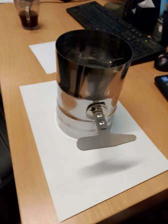 Шибер  ф 150, AISI 439/1,0мм 