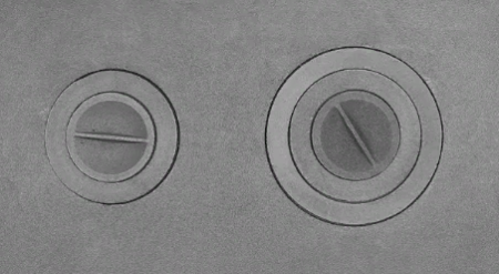 Плита печная очажная (2 конф.) 710х410 (Л)