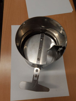 Шибер  ф 120, AISI 439/1,0мм 