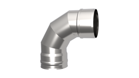 Отвод 90*, ф 300, AISI 439/0,5мм, тип-2