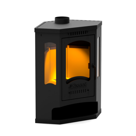 (С/П)Печь-камин Kennet Антей три стекла угловой 10кВт