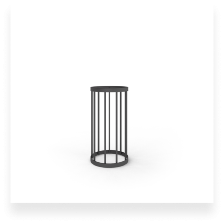 Сетка-каменка на трубе L600мм разборная