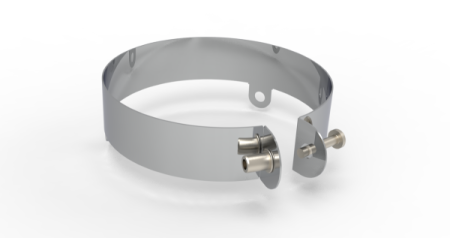 Хомут под растяжки, ф 220, Оц/0,5мм, h=35мм