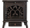 Печь - камин Demetra чугунная (патина медь) 10кВт