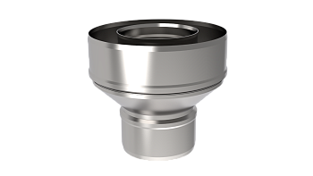 Старт-сэндвич Х/П-М, ф 140х200, AISI 439/Оц, 1,0мм/0,5мм, h=185мм
