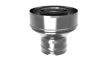 Старт-сэндвич Х/М-М, ф 140х200, AISI 439/Оц, 1,0мм/0,5мм, h=185мм