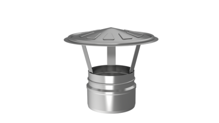 Зонт ф 200, AISI 439/0,5мм, (К), тип-2